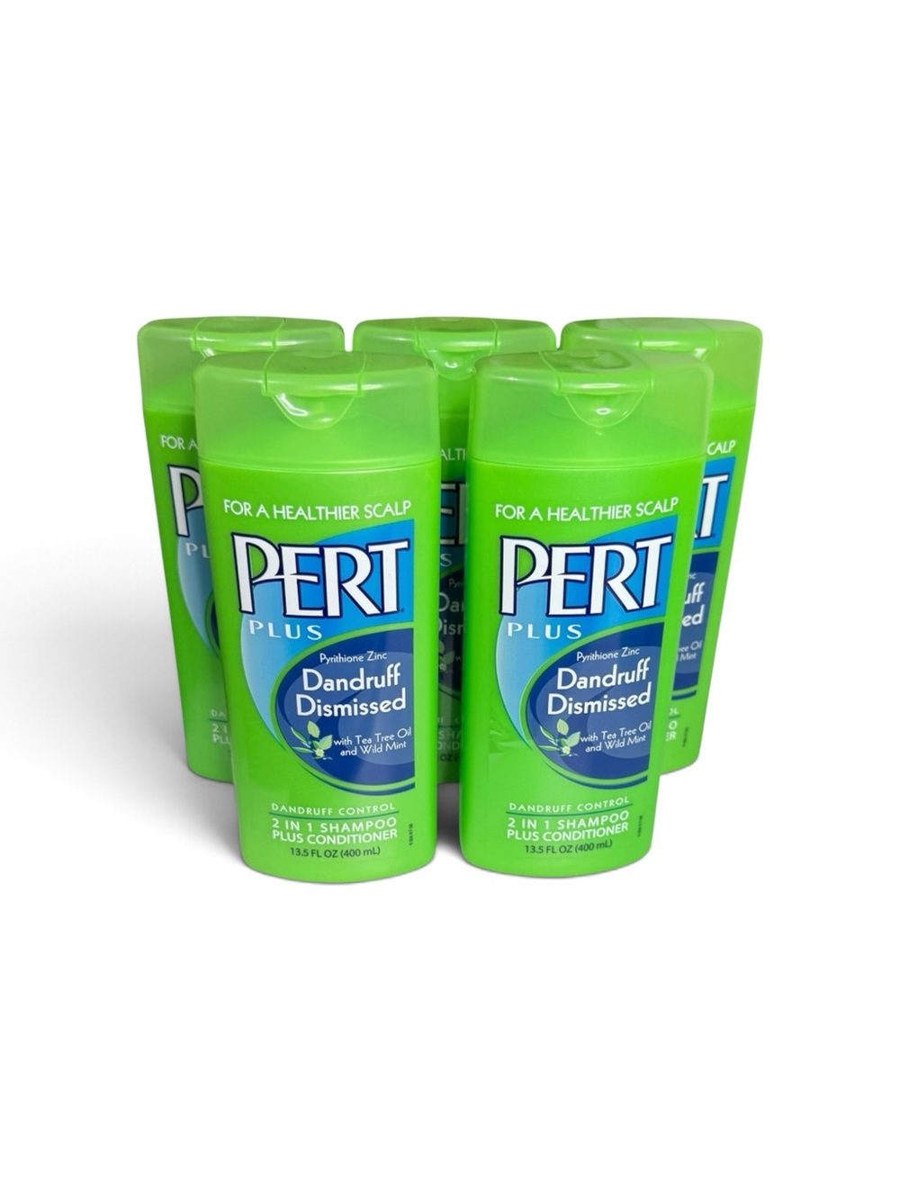 5x Pert Plus DANDRUFF DISMISSED 2-in-1 Shampoo Conditioner Original Formula 2010